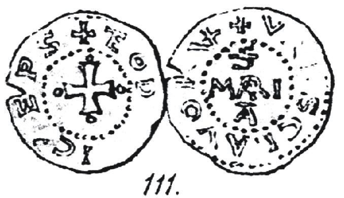 Anonimowy denar, XI w., 1,37 g, Dbg 1238; f.