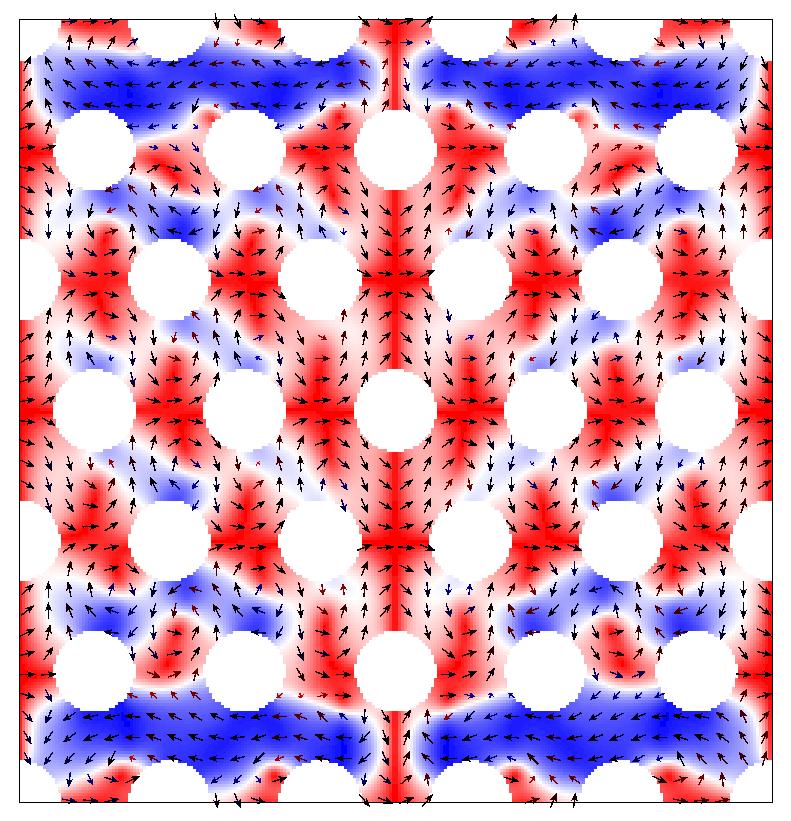 i prowadzi do występowania periodycznej struktury przedstawionej dla h = 34 nm i d = 35 nm na rysunku 18a.