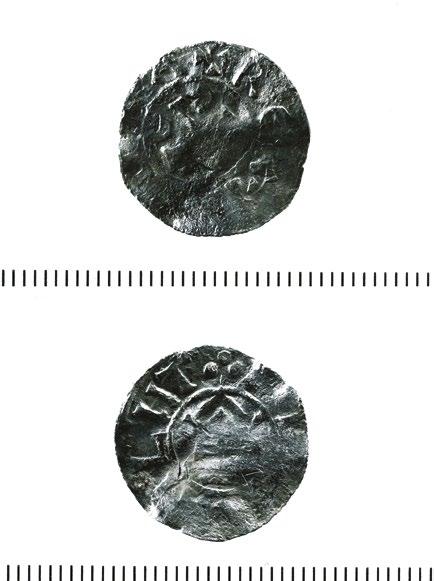 Ryc. 1 Moneta z grobu 62/08, awers i rewers Fig.