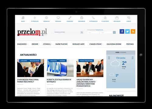 800 materiałów do poczytania 2181 lokalnych firm w portalowej bazie portal roku w konkursie branżowym SGL Local Press 2013 * dane: Google Analytics 2016 ZAPRASZAMY DO BIUR OGŁOSZEŃ