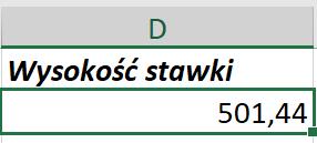 - Wysokość stawki wpisz wysokość stawki. Wysokość stawki musi odpowiadać wysokości odpowiadającej we wniosku o dofinansowanie.
