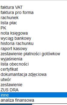 W formularzu wypełnij pola takie jak: - Nazwa: jest polem, w którym możemy wprowadzić alternatywną nazwę dla dodawanego - Opis: może