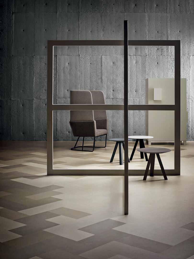 marmoleum modular Gra odcieni Marmoleum Shade: kolekcja o