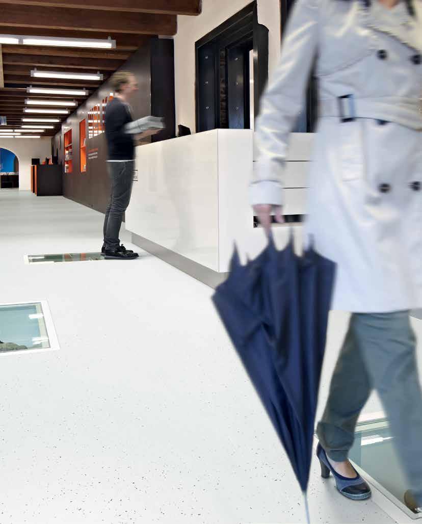 Wykładziny PVC Forbo posiada prawie 50-letnie doświadczenie w produkcji wykładzin podłogowych na bazie PVC i jest