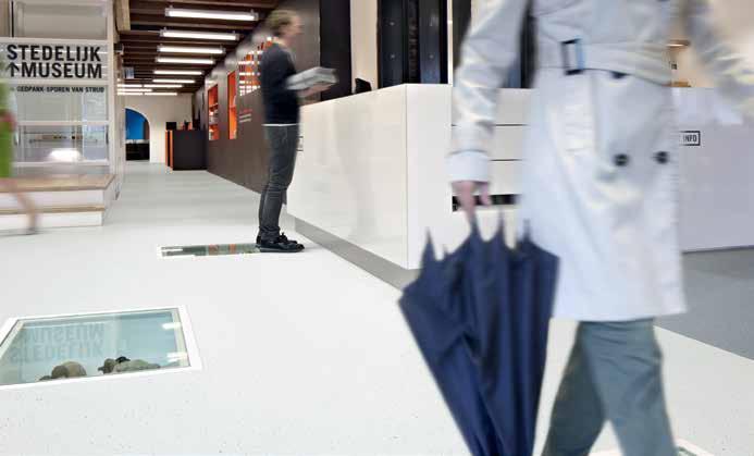 Wykładziny antypoślizgowe PVC Bezpieczeństwo. Wzornictwo. Pewność. 1. Wykładziny Step to gwarantowana antypoślizgowość przez cały okres użytkowania. 2.
