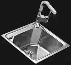 87) - komplet odpływowy z automatem zamykającym z zaworem 3 ½, - deska szklana 860 500 340 400 216 stal polerowana 12126006 mikrotekstura 12126012 Expression 45 S-CN - z 2