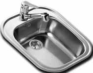 90) - deska drewniana - automat zamykający 830 485 360 395 170 stal polerowana 10107021 mikrotekstura 10107043 Stylo 1C - z 1 otworem - grubość stali: 0,7 mm - 445 x 465, promień kąta 140 mm