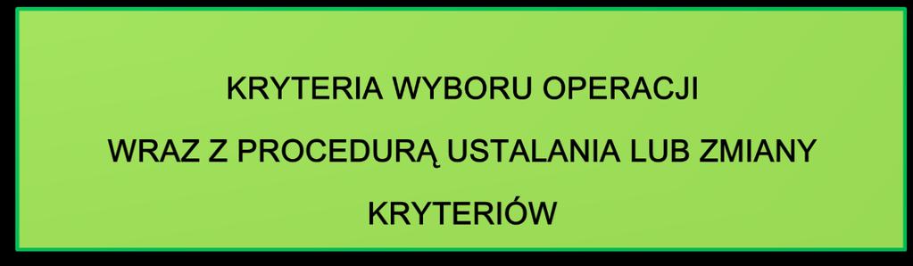 Ustalając kryteria wyboru operacji w ramach danego działania brano pod uwagą szczególnie możliwość ukierunkowania operacji w obszary priorytetowe dla LGD.