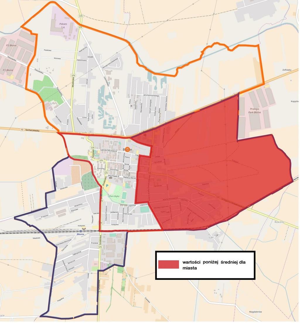 Rysunek 16 Mapa poglądowa - Wm_4 Liczba podmiotów gospodarczych w