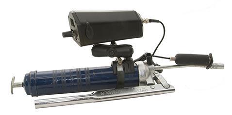 Wersja 1 5 Montaż Ultraprobe 401 Digital Grease Caddy do smarownicy 1. Wkręć kulkę montażową (2/22) w gwintowany otwór w obudowie Digital Grease Caddy jak na rysunku. 2.