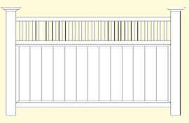 FS-300-383-001 184 x 180 722,00 Ogrodzenie parawanowe Pełne FS-300-250-001