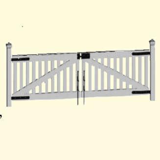 200x180 322,00 333,00 352,00 384,00 Płot balustradowo - farmerski X