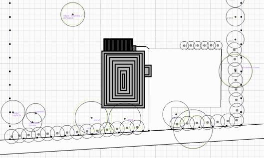 PROJEKT WYKONAWCZY PROJEKT TECHNICZNY Aby zamienić wygląd projektu w rzucie z góry z koncepcyjnego na techniczny należy, będąc w zakładce 2D,