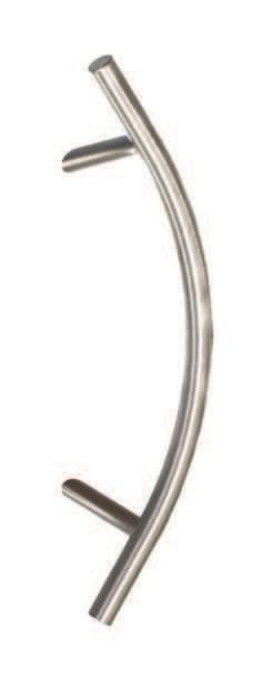8019 ALUMINIUM - ANODY: F1, F2, F3, F4, F9 STAL SZLACHETNA TYP R32/1200 KLAMKA DRZWIOWA DZIELONA ALUMINIUM - LAKIERY: BIAŁY RAL 9016, BRĄZ RAL 8019 ALUMINIUM -