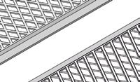 1003 18 0,- 26 0,- 320,- 38 0,- Ruszt grillowy w kratkę i paski Dzięki innowacyjnej konstrukcji nowego rusztu do grillowania do dyspozycji są dwa różne wzory grillowania: kratka i paski.
