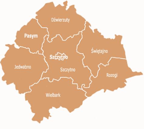 1.2.Charakterystyka Gminy Rozogi Gmina Rozogi jest gminą wiejską położoną w powiecie szczycieńskim, tj. w południowo - zachodniej części województwa warmińsko mazurskiego.
