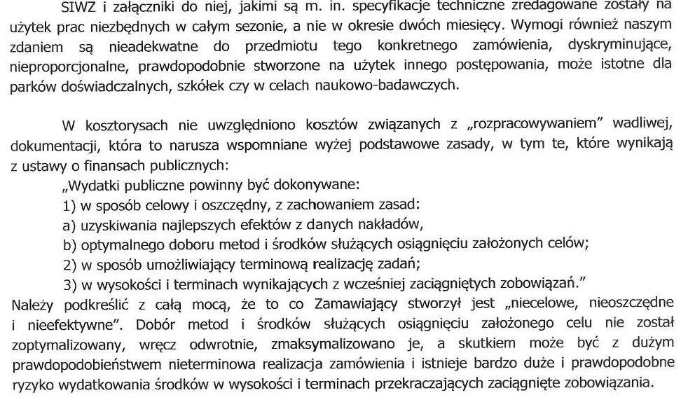 Odpowiedź: Zamawiający ponownie zredaguje specyfikację techniczną dostosowując ją do zakresu przedmiotu zamówienia.