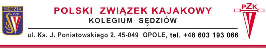 1. Zawody Konsultacyjne Seniorów Puchar Polski seria 1 Wałcz COS 21-23.04.2017 Sędzia Główny Banasik Zarańska Róża kl. mn. 1. Katarzyna Wojdyło zw małopolskie 2. Arkadiusz Krajewski I lubuskie 3.