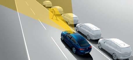 4. 4. Układ automatycznego hamowania awaryjnego AEB (Automatic Emergency Braking) z funkcją wykrywania pieszych 3,5.