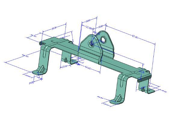2.6 Dokumentacja z instrukcją wytwarzania Przyśpiesz projektowania części dzięki Arkuszom blach Poza wizualizacją modeli 3D, dokumentacja 2D nadal jest ważnym dokumentem, używanym głównie jako