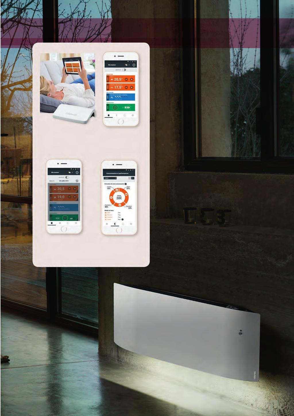 COZYTOUCH Mam możliwość wyboru opcji komfortu termicznego gdziekolwiek jestem i kiedykolwiek chcę.
