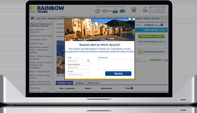Case study: Wzrost ilości leadów generowanych ze strony www r.