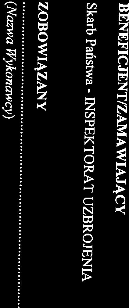Gwarancja niniejsza jest ważna od dnia do dnia wezwanie tytułu zapłaty wymagalnych kar umownych w związku z niewykonaniem lub nienależytym wykonaniem umowy nr z dnia okresie po podpisaniu protokołu,