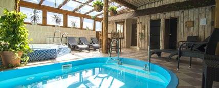 Goście tygodniowego pobytu mają w cenie 3 wejścia do kompleksu SP (basen, jacuzzi, sauny) w Hotelu Kryształ (200 m).