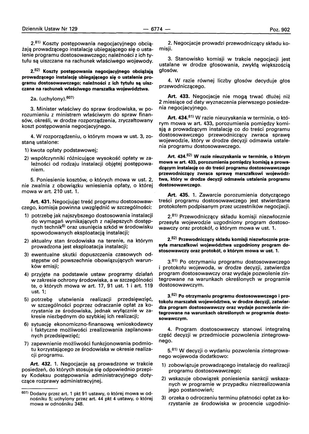 Dziennik Ustaw Nr 129-6774- Poz. 902 2.