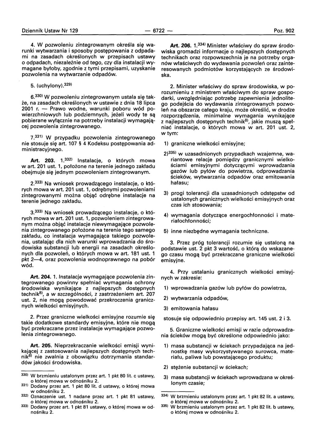 Dziennik Ustaw Nr 129-6722- Poz. 902 4.