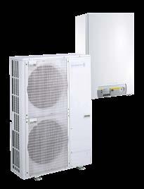 Pompy ciepła powietrze/woda Split Inverter od 3,9 do 14, Alezio evolution AWHP STANDARD Pompa ciepła powietrze/woda Split Inverter składa się Moduł hydrauliczny wewnętrzny MIV wspomaganie przez