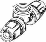 TECElogo Z àczki Trójnik z gwintem wen trznym Z L L1 L2 D d ø16 mm x 1/2 GW x16mm TCLTGW1615 10 Szt. 80 Szt.