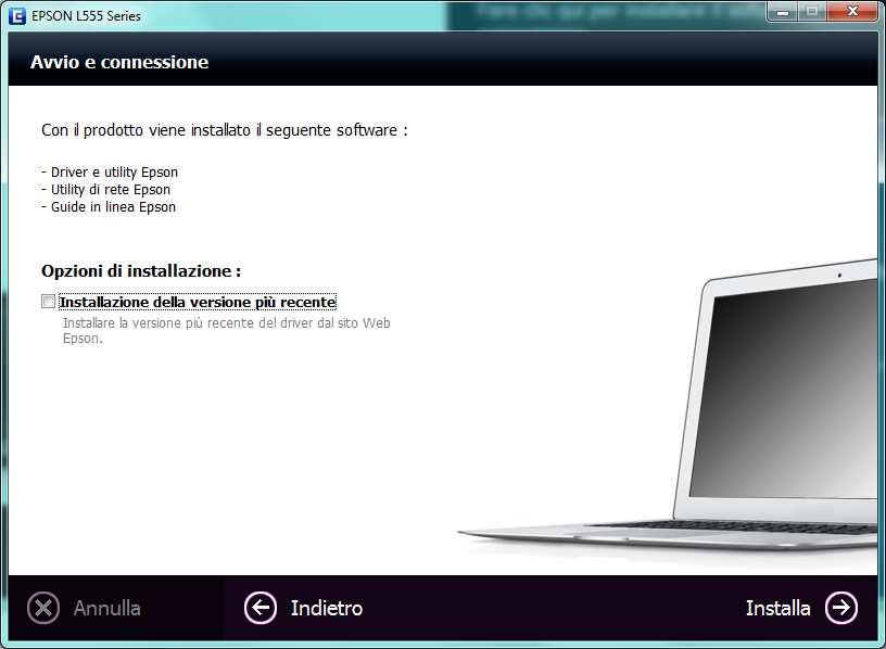 4. Rimuovere la spunta da Installazione della versione più recente e cliccare su Installa Odznaczyć Instalacja najnowszej wersji i kliknąć na Instaluj