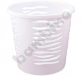 87 Kosz plastikowy okrągły z ruchomą pokrywą o poj. ok. 5 l i śr.