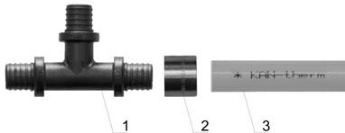 Kszta³tki do po³¹czeñ Push: kolana i trójniki, kolana, trójniki i inne kszta³tki z rurkami niklowanymi 15mm; (Kolanka i trójniki PPSU z rurkami niklowanymi nale y montowaæ jako punkty sta³e poprzez