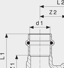 Profipress A1 A1 Sanpress-trójnik nrwzoru2217.2 Nrkat.