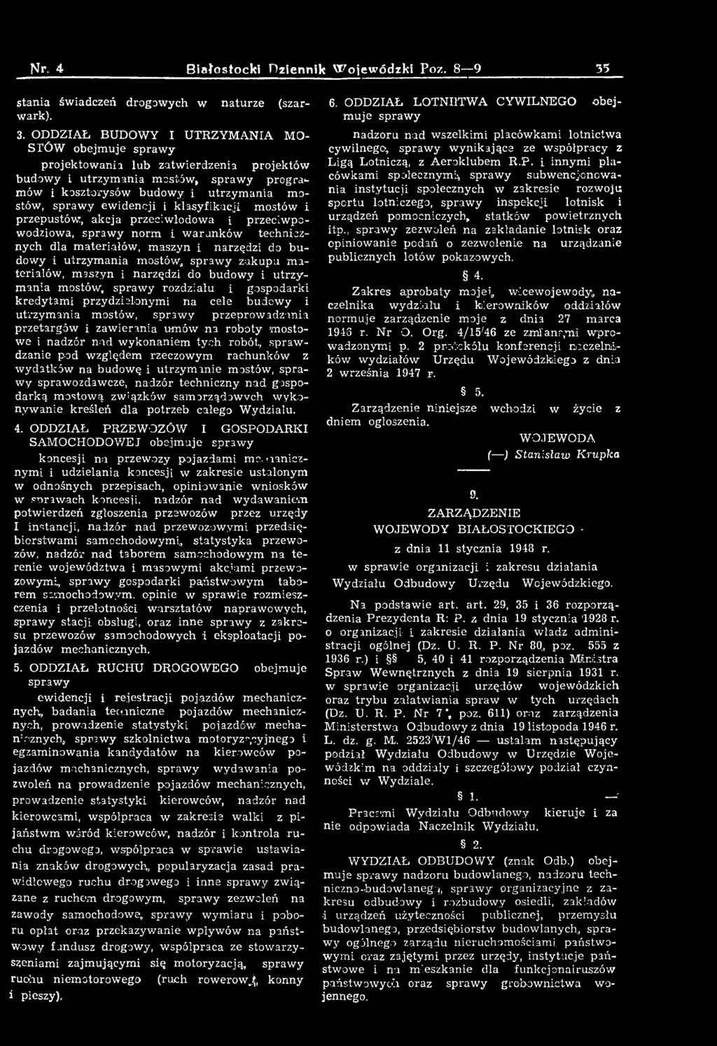 y przeprow adzania przetargów i zaw ierania um ów na roboty 'mostow e i nadzór n ad w ykonaniem tych robót, sp raw dzanie pod względem rzeczowym rachunków z w ydatków na budow ę i utrzym anie mostów,