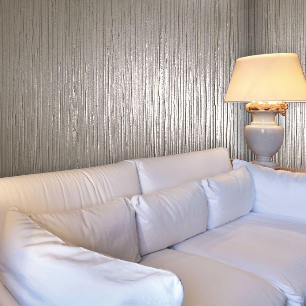 Tynk mineralny Grigio Wall System jest materialem dekoracyjnym, dającym efekt zbliżony do betonowej ściany.