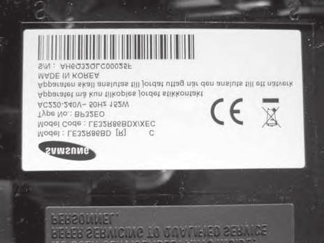 OTVC TFT-LCD Samsung chassis GBP23SEN, modele LE23R86BD OTVC TFT-LCD Samsung chassis: GBP23SEN, GBP26SEN, GBP32SEN, GBP37SEN, GBP40SEN, modele: LE23R86BD, LE26R86BD, LE32R86BD, LE37R86BD, LE40R86BD