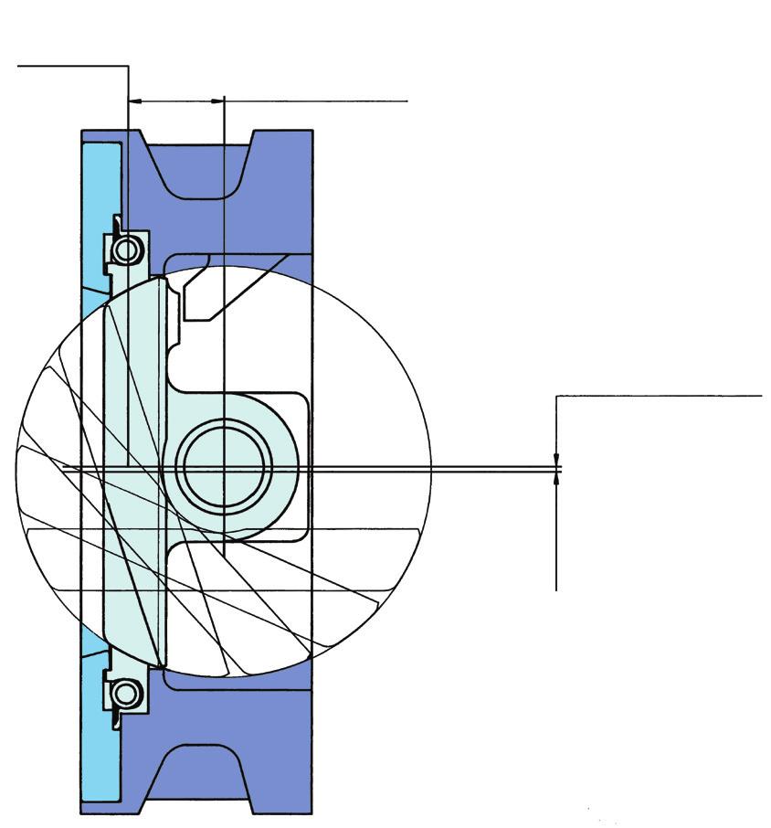 DANE TECHNICZNE Średnica nominalna: DN 50 - DN 1200 Uszcz. metal-metal do DN 800 max.