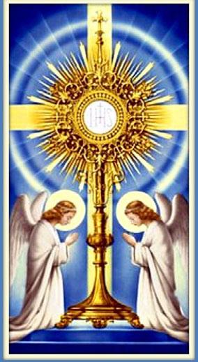 to you, Lord, and you give them their food in due season. Come visit Jesus in Eucharistic Adoration.