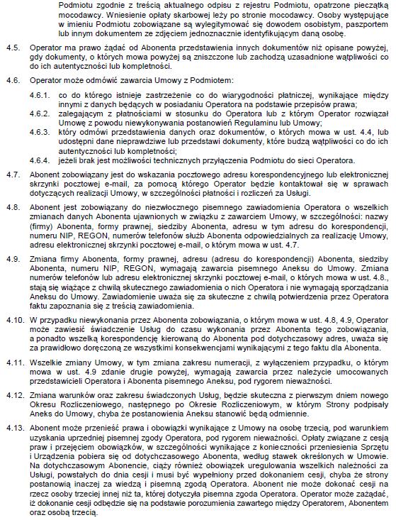 Umowa na świadczenie usług