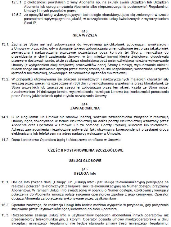 Umowa na świadczenie usług