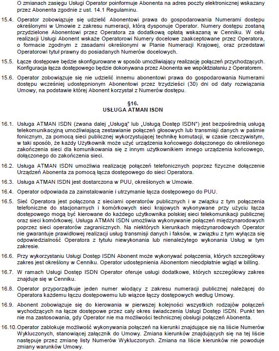 Umowa na świadczenie usług