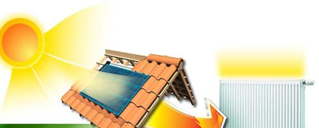 Odnawialne źródła energii Energia Słoneczna Kolektor termiczny przekształca energię słoneczną w ciepło.