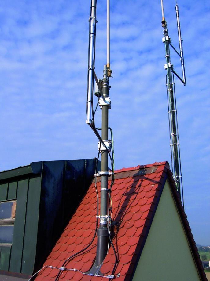Rys. 8. Zalecany sposób rozwiązania ochrony odgromowej dla anteny dookólnej [5] Rys. 9.