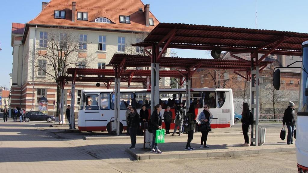 Rysunek 70 Dworzec autobusowy w Prudniku nie