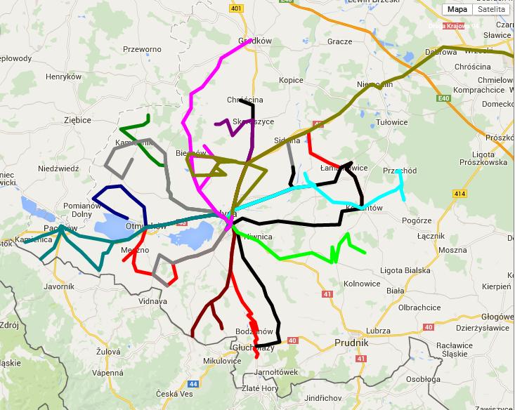 5. Opis istniejącej sieci transpor
