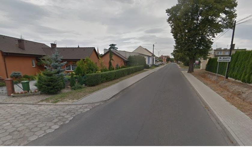 Rysunek 113 Trasa rowerowa ulica Wiejska