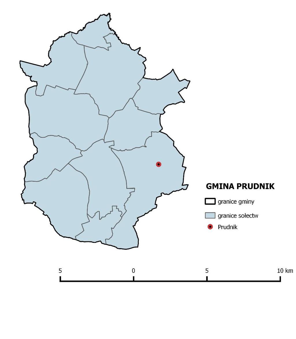 Prudnik to gmina miejsko-wiejska, wchodząca w skład powiatu prudnickiego. Powierzchnia gminy stanowi ponad 20% powierzchni całego powiatu.